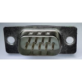 D-SUB Stecker 9 polig Lötkelch