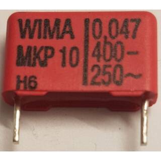 MKP10  0.047uF 400V 5x11x18