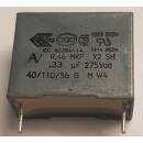 Sicherheitskondensator 0.33 uF  275Vac MKP