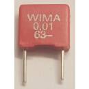 MKS2  0.01uF 63V  7.2 X 2.5 X 6.5mm