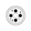 SAC-4P-M12MST/ 1,5-PUR SH