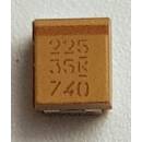 Tantal  2,2 uF  35V  3528