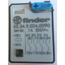 55.34.9.024.0090 Steckrelais 4U  24VDC