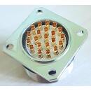 Steckverbinder M27  Buchse männlich 21 PIN