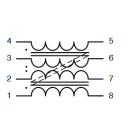 Gleichtaktdrosseln-Filter  250uH 600mA