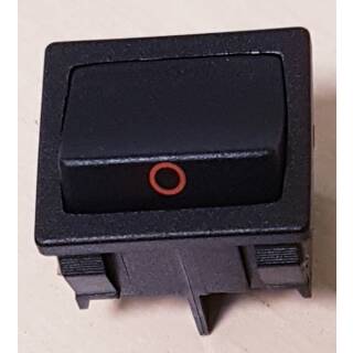 Wippschalter, schwarz, 2-polig, Ein-Aus