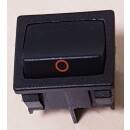 Wippschalter, schwarz, 2-polig, Ein-Aus