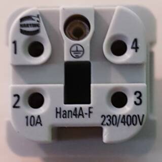 Han 4A-BU-S Buchseneinsatz 4+1