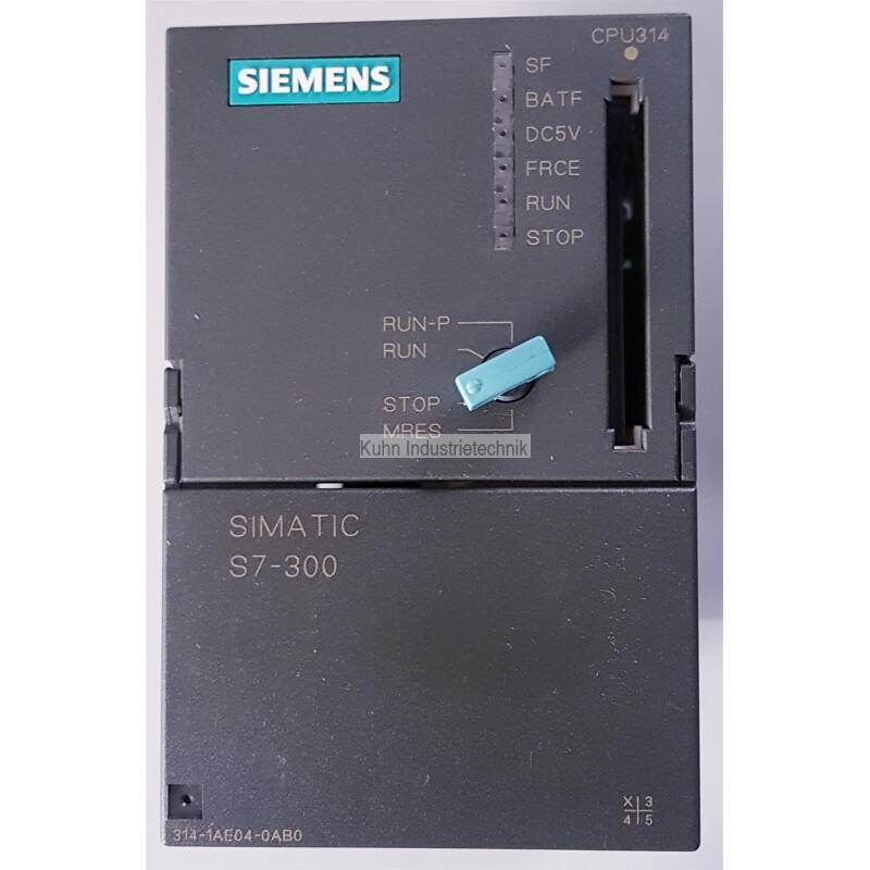 Center 314 6ES7314-1AE04-0AB0 CPU 314 Zentralbaugruppe - Kuhn Industrietechnik