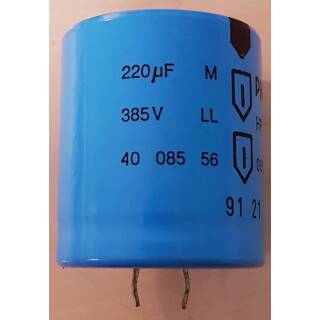 Elko 220 uF 385V radial