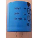 Elko 220 uF 385V radial