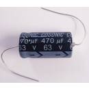 Elko 470 uF 63V axial