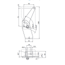 BEF-WN-W27  Befestigungswinkel mit Gelenkarm