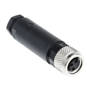 RKMCK3 Rundstecker M8  Buchse 3-polig