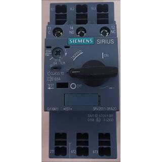 3RV2011-0FA20 Motorschutzschalter  0,35...0,5 A