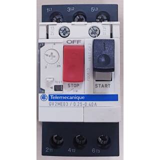 GV2ME03 Motorschutzschalter   0,25-0,4A,
