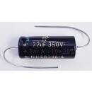 Elko 22 uF 350V axial