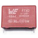 Sicherheitskondensator 0,68 uF 275VAC