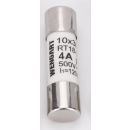 Sicherung 4A 500V  10x38 mm