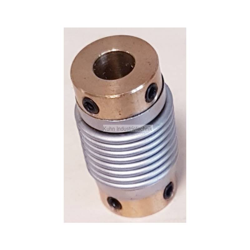 Wellenkupplung 6,35 Mm X 10 Mm – Flexibler Pflaumenblüten-Kupplungsgeber Aus Alu Für CNC, Schrittmotor & Industrie
