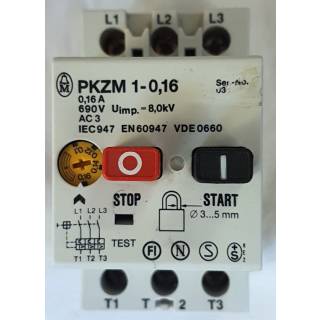PKZM  1-0.16    Motorschutzschalter